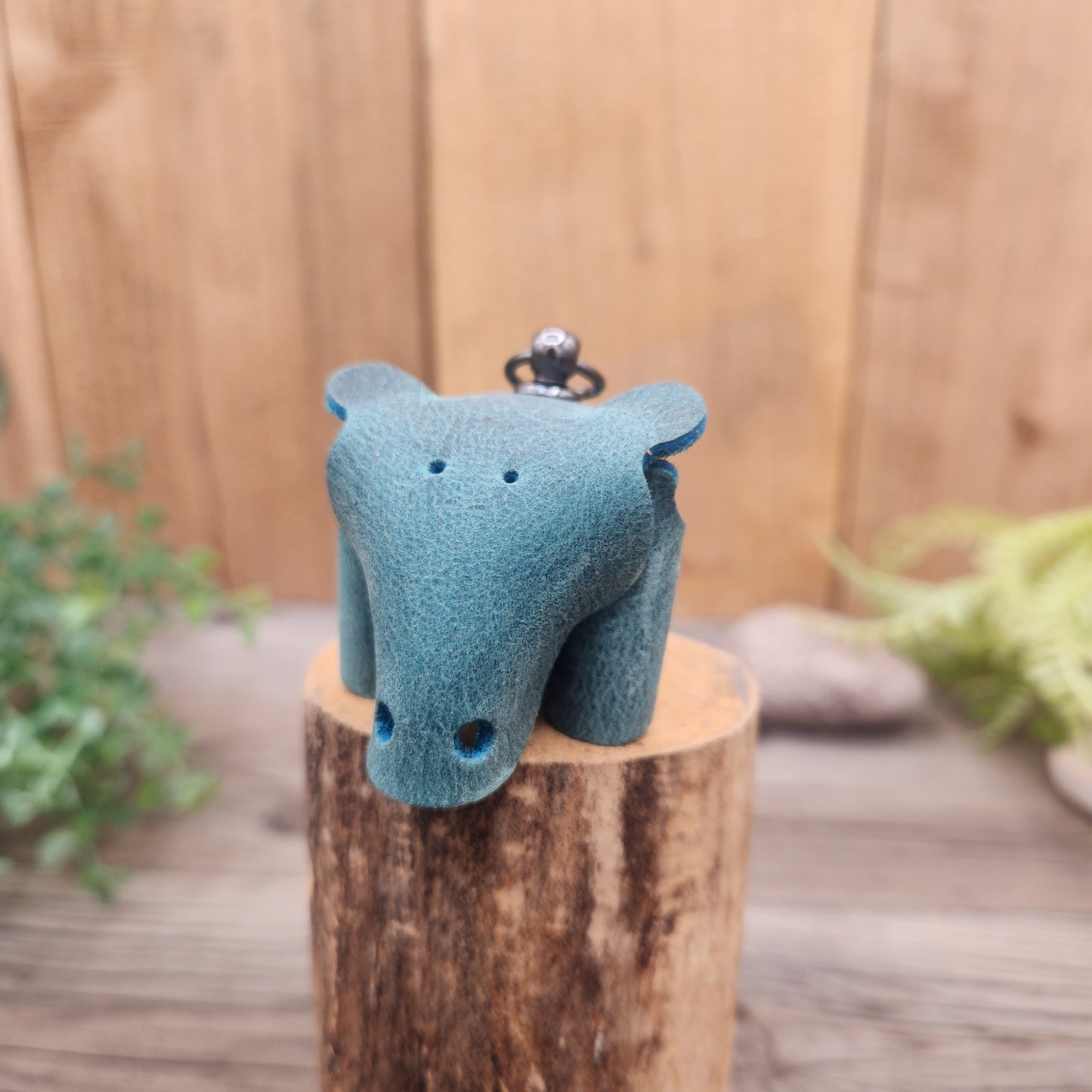 Hippo Leather Animal Keychain Kits - Lazy 3 Leather Company