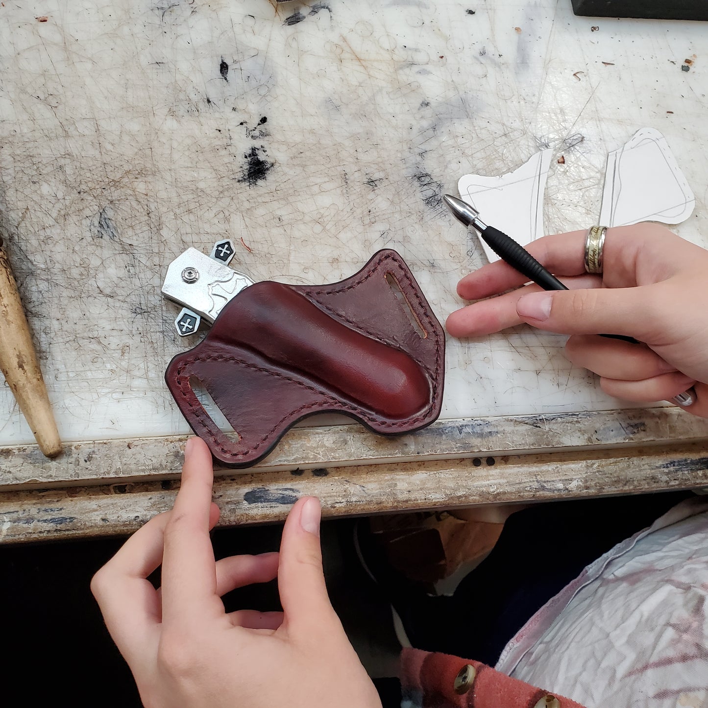 Knife Sheath Making Class – Custom Leather Sheath Workshop (Ivins, UT)