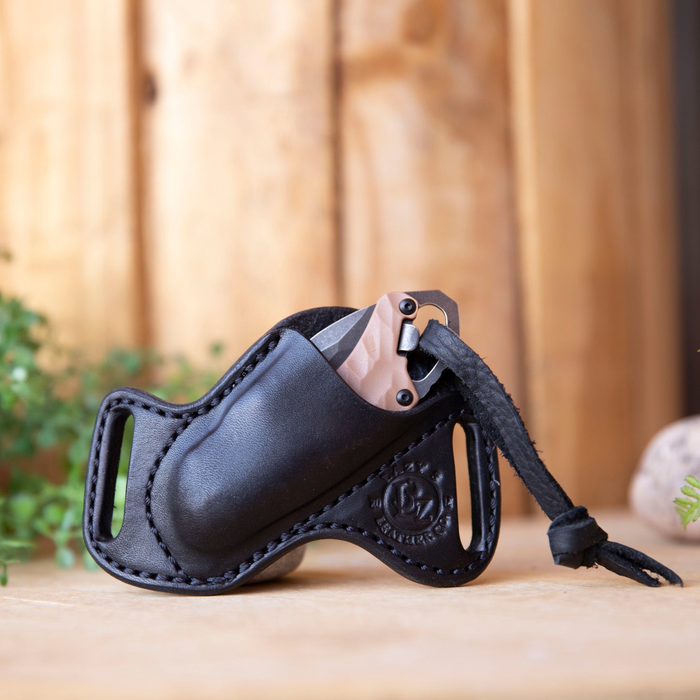 Kershaw Shuffle II with Leather Sheath