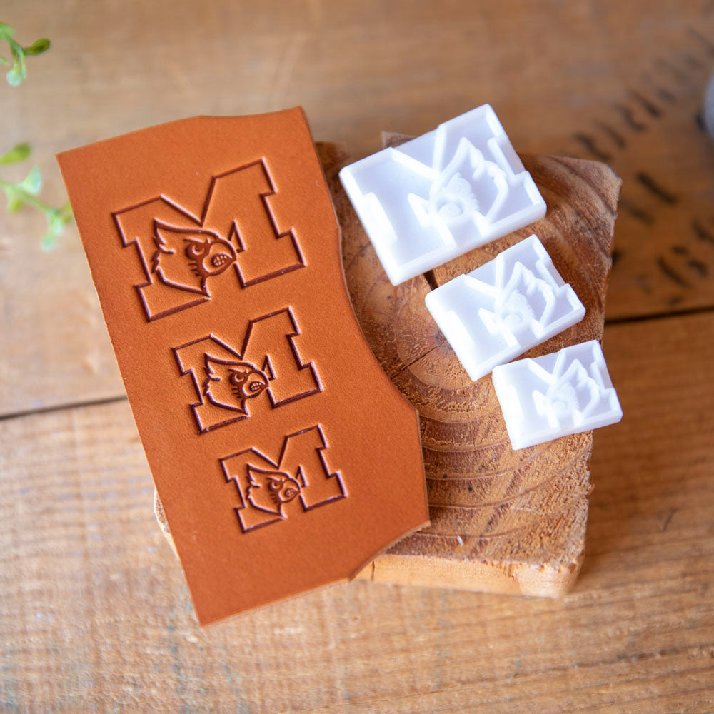 Leather Stamp Delrin, custom leather stamp: Denver Nuggets