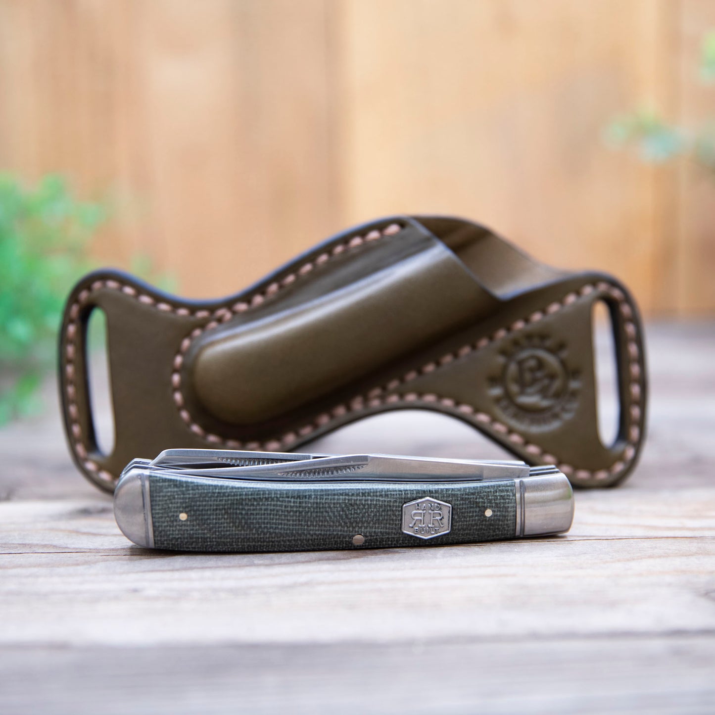 Green Rough Ryder Bishops Scout Carry Sheath