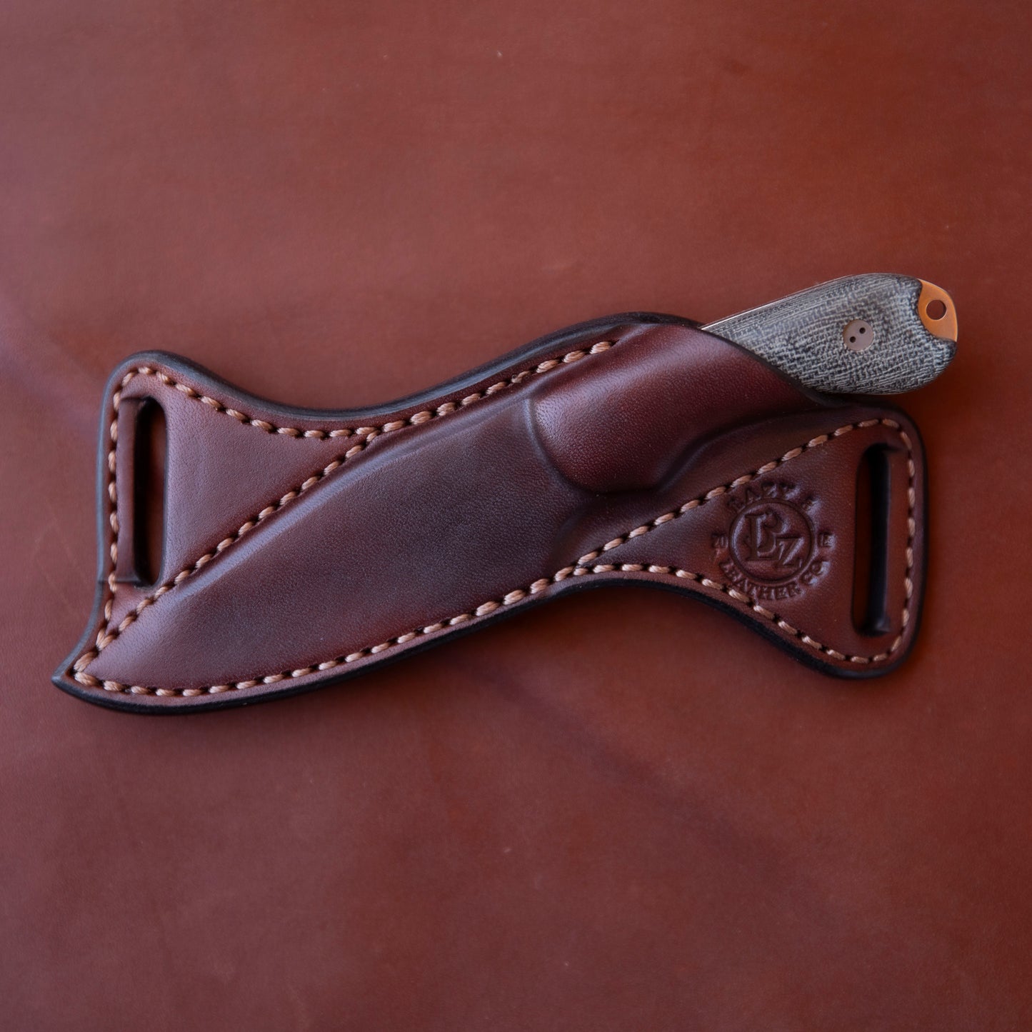 Bradford 3.2 Knife Sheath – Bishop Scout Carry – Brown Sheath Only