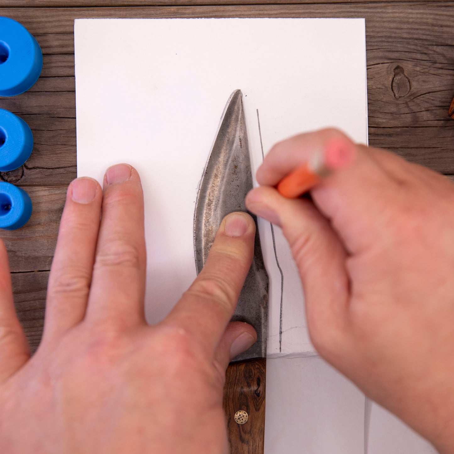 3D Printed Pencil Pattern Guide, Set of 4