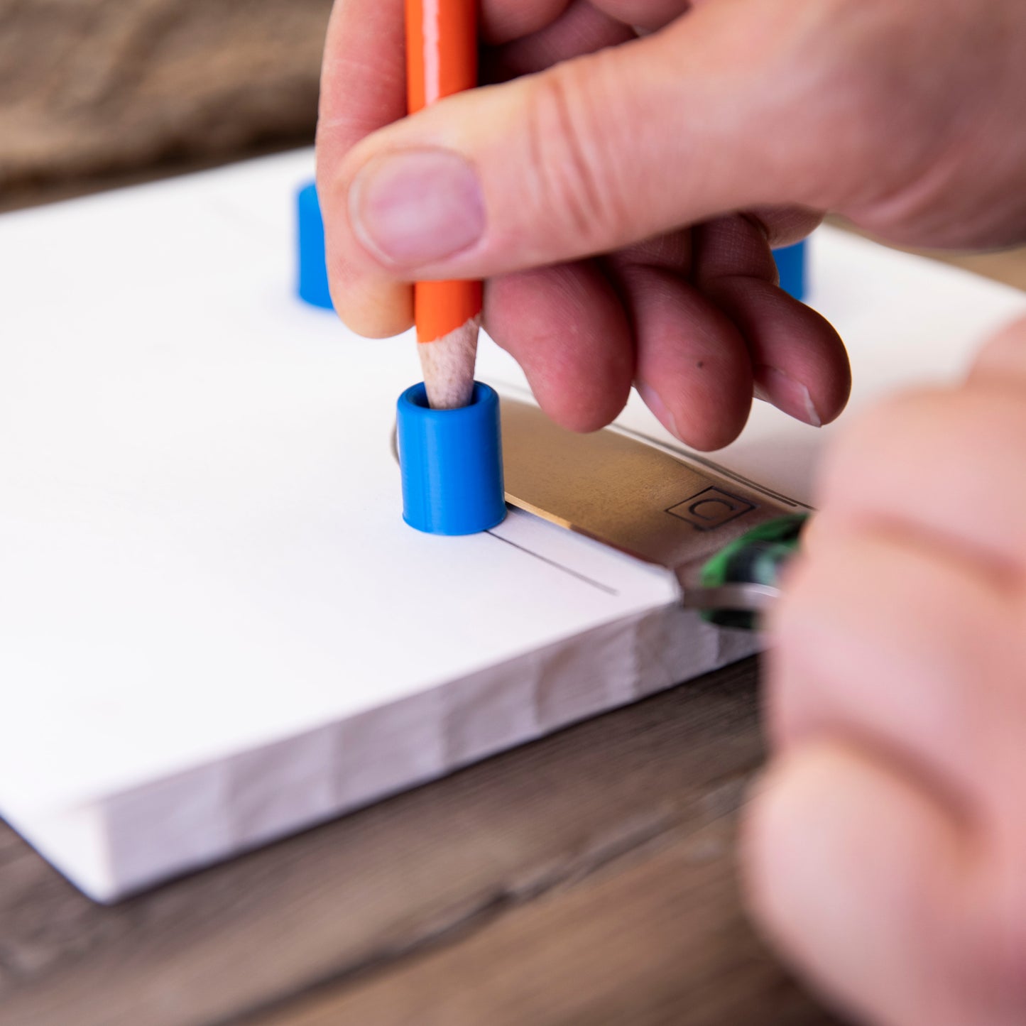 3D Printed Pencil Pattern Guide, Set of 4