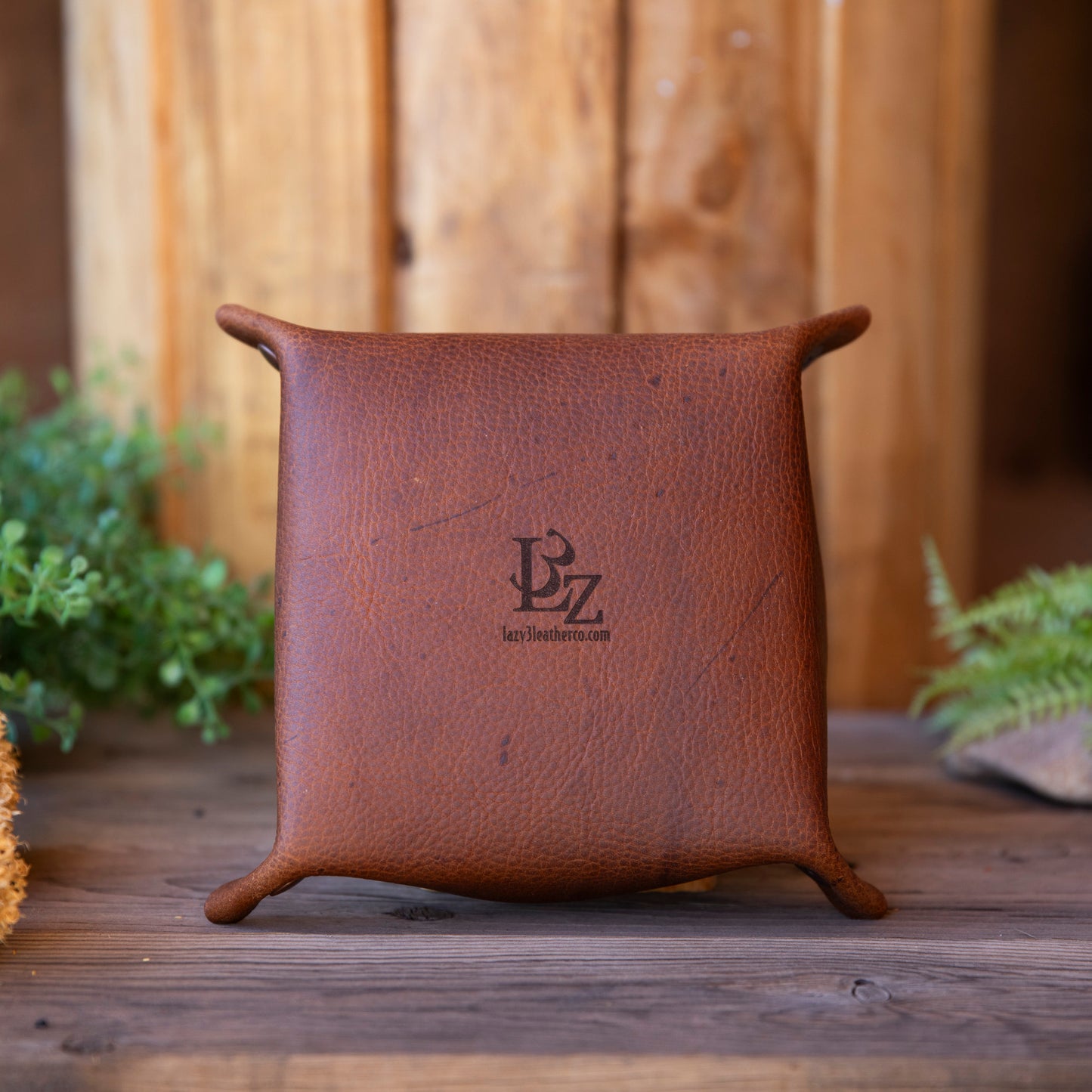 Leather Valet Tray Small - Lazy 3 Leather Company
