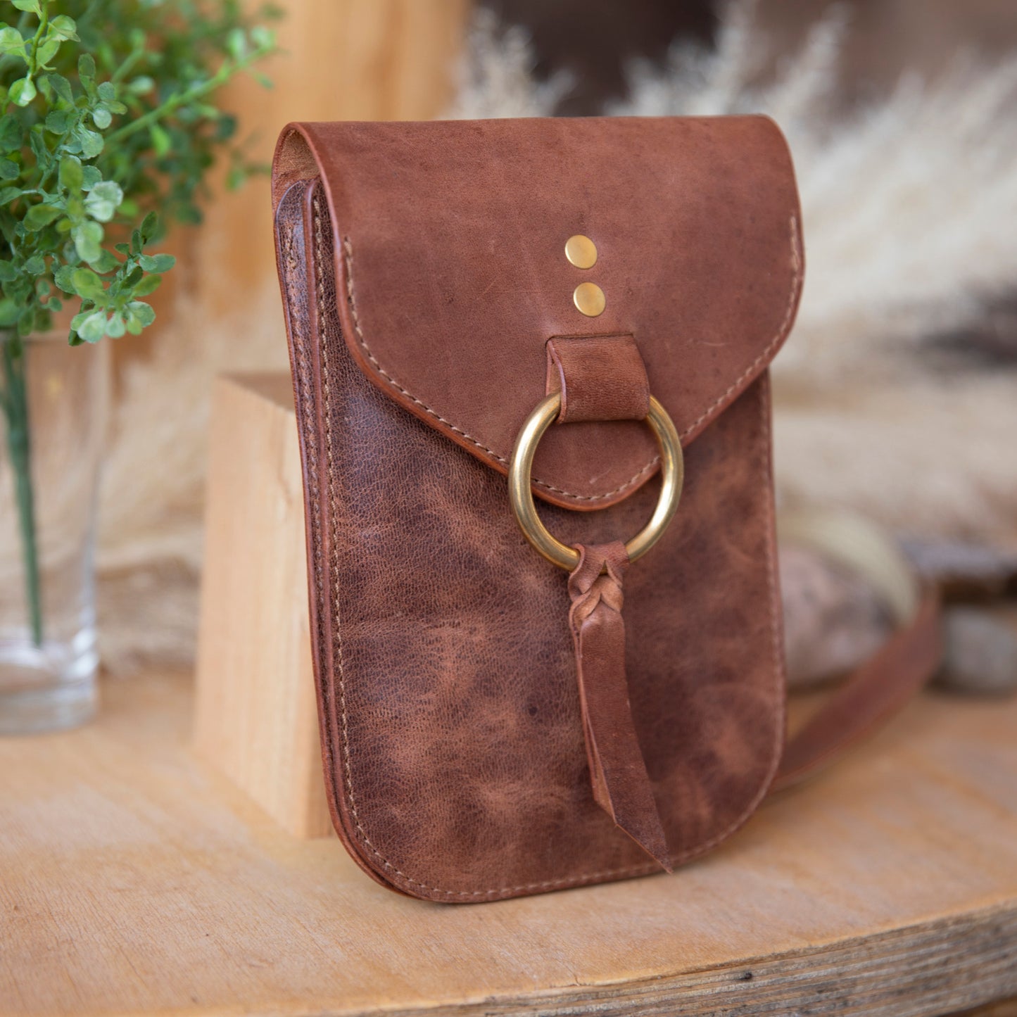 Cross Body Phone Bag - Lazy 3 Leather Company