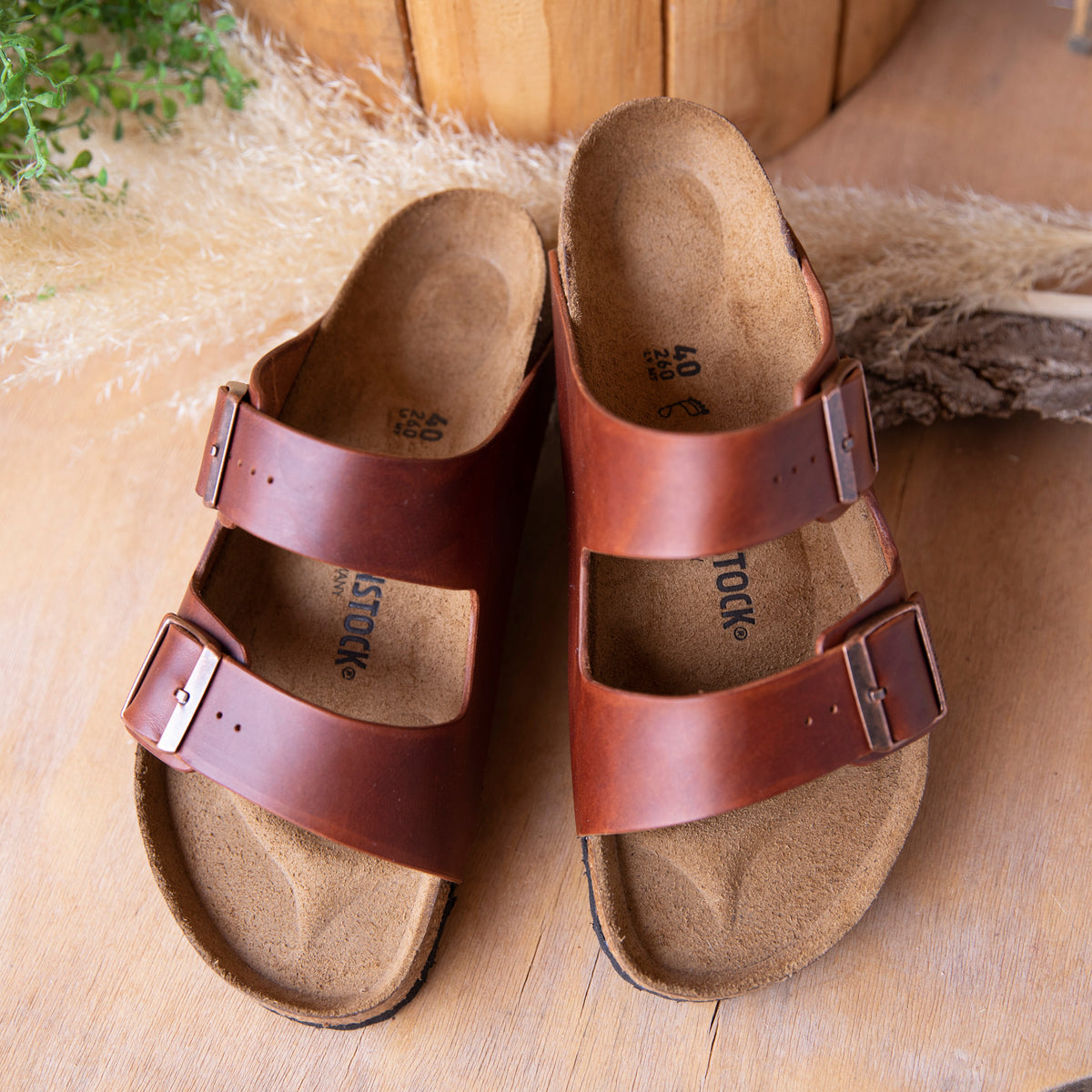 Birkenstock arizona soft footbed best sale earth red