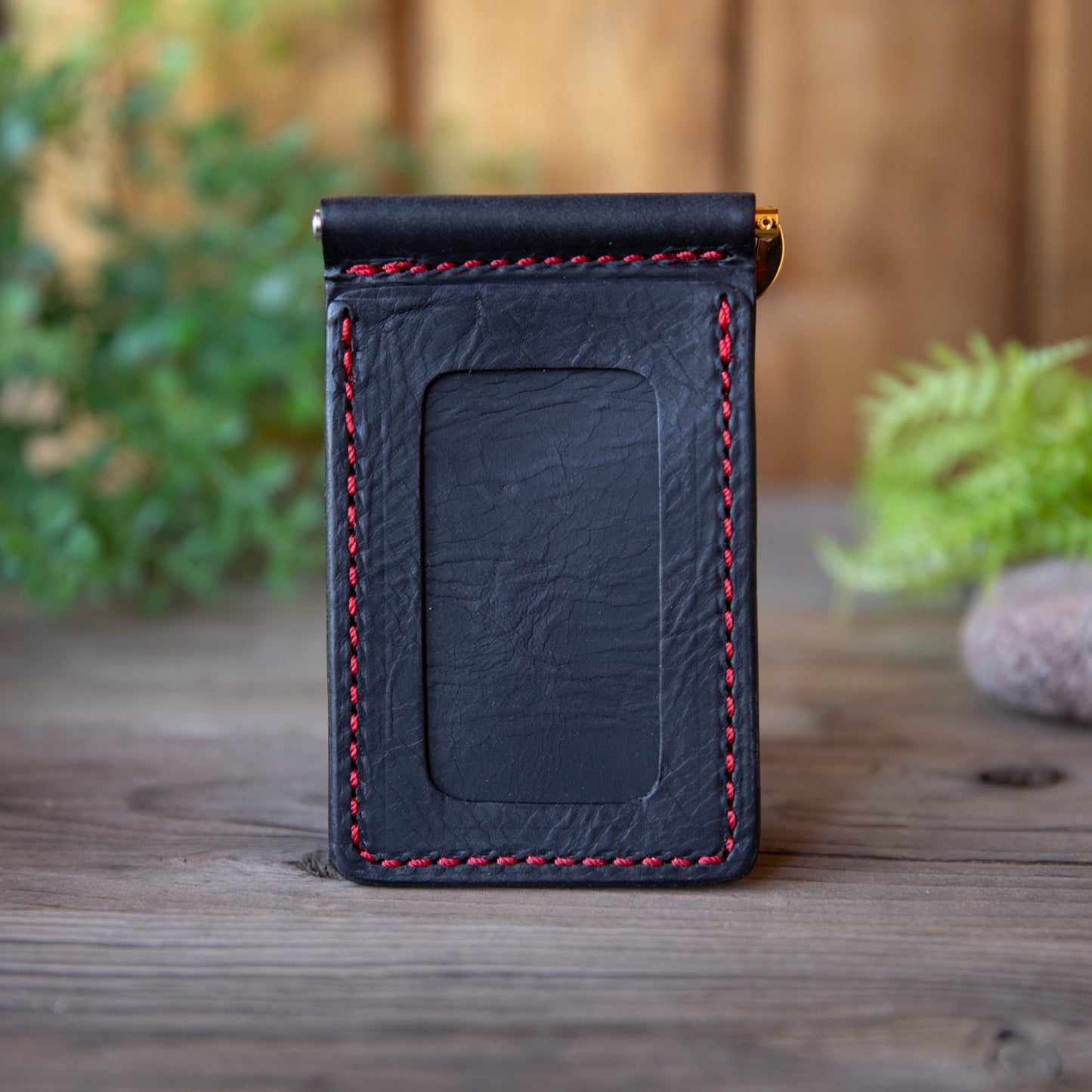 Bar Clip Wallet Italian Leather - Lazy 3 Leather Company
