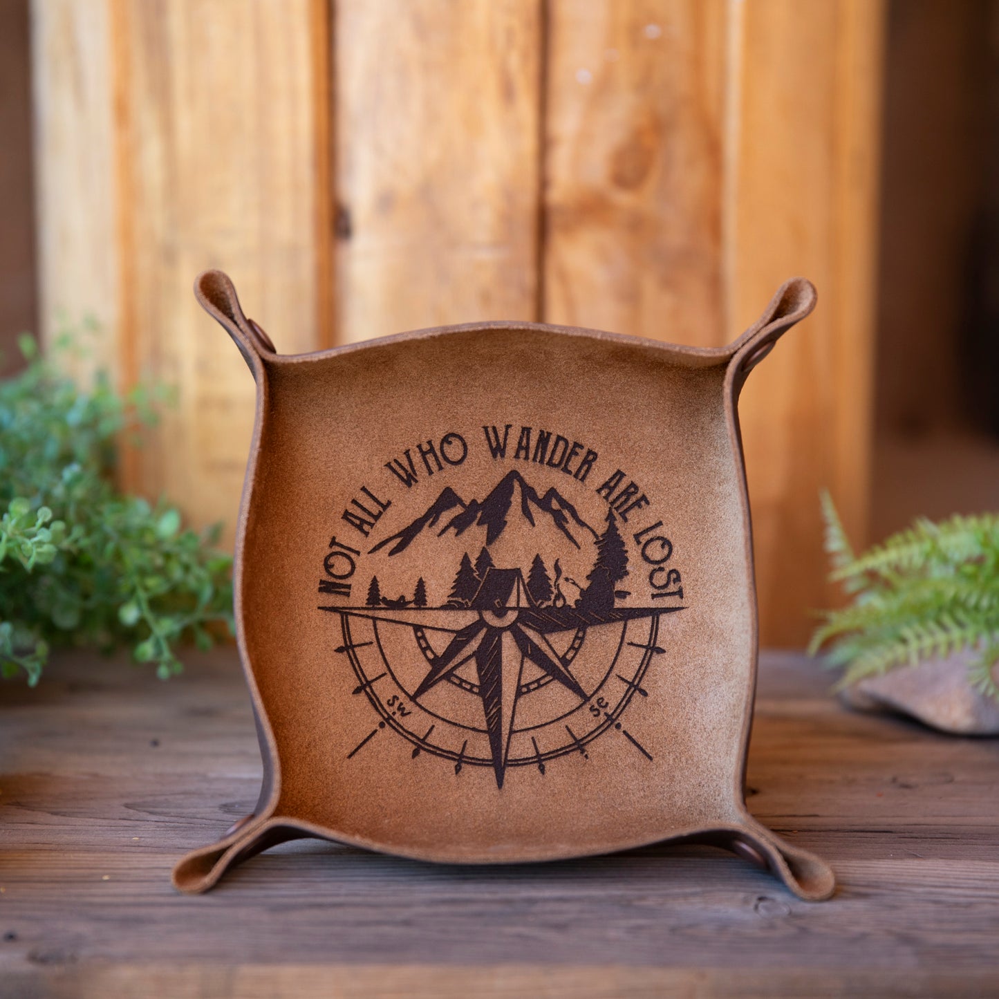 Leather Valet Tray Small - Lazy 3 Leather Company
