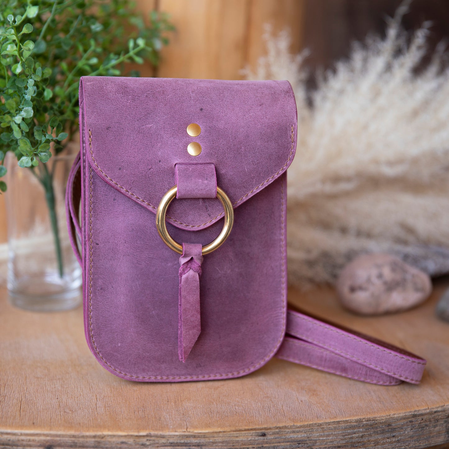 Cross Body Phone Bag - Lazy 3 Leather Company