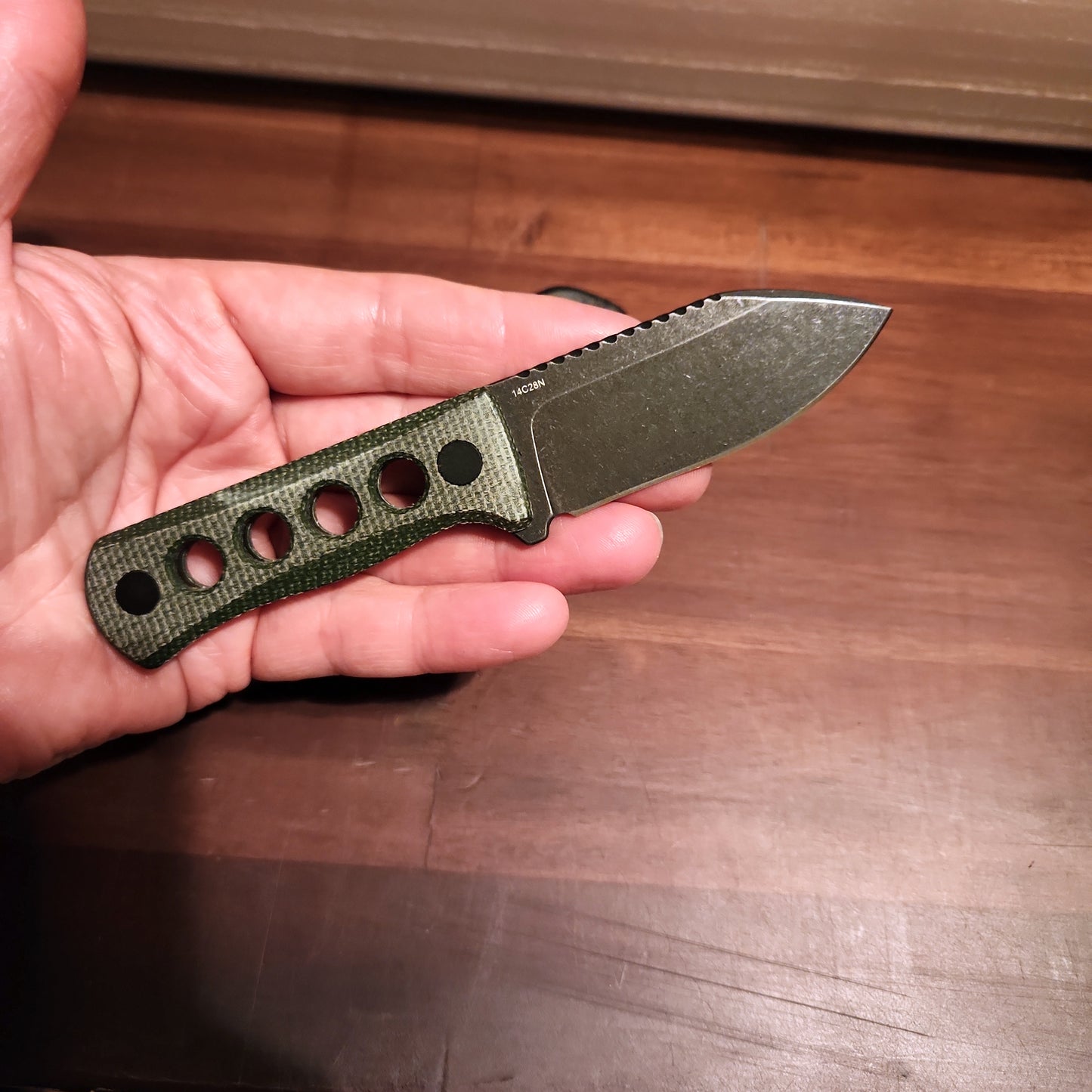 QSP Canary K.N.I.F.E with handcrafted leather Sheath - Lazy 3 Leather Company