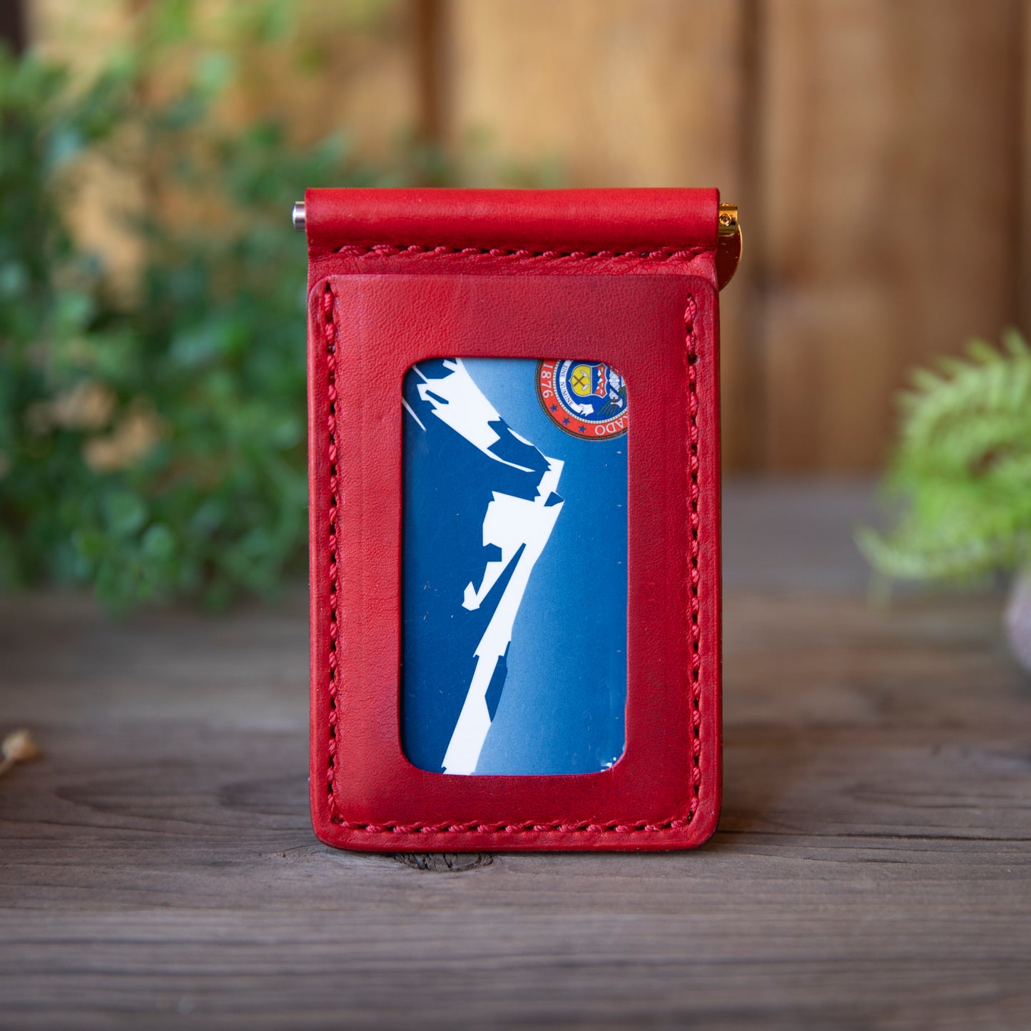 Bar Clip Wallet Italian Leather - Lazy 3 Leather Company