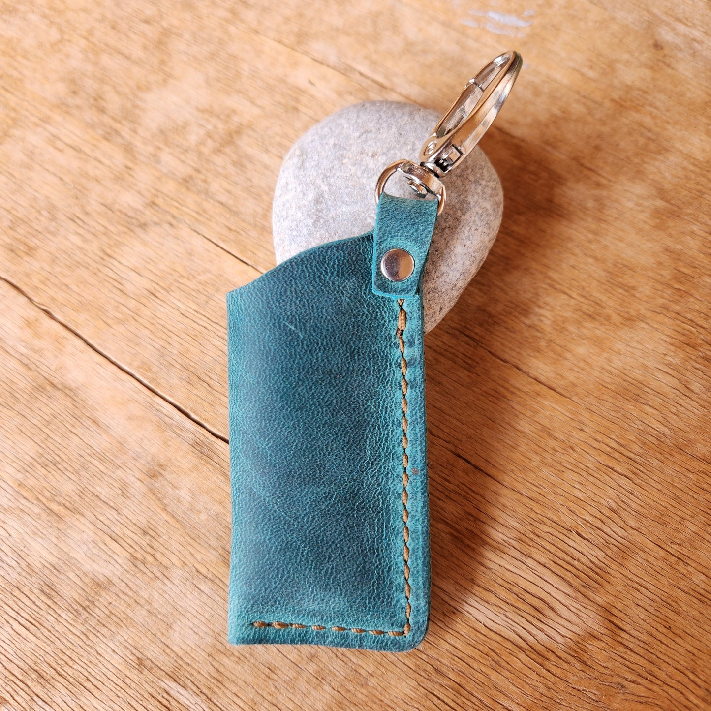 Lg Leather Chapstick Case