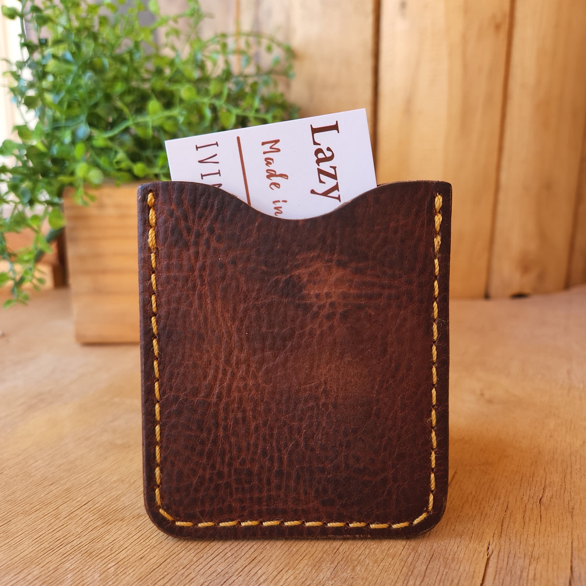 Single Pocket Wallet – Lazy 3 Leather Co