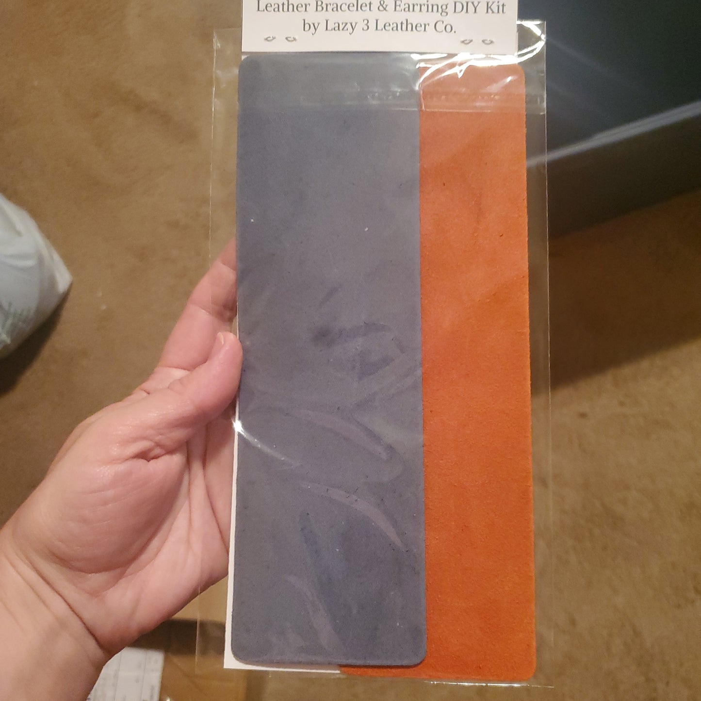 Bracelet & Earrings DIY Kit - Lazy 3 Leather Company