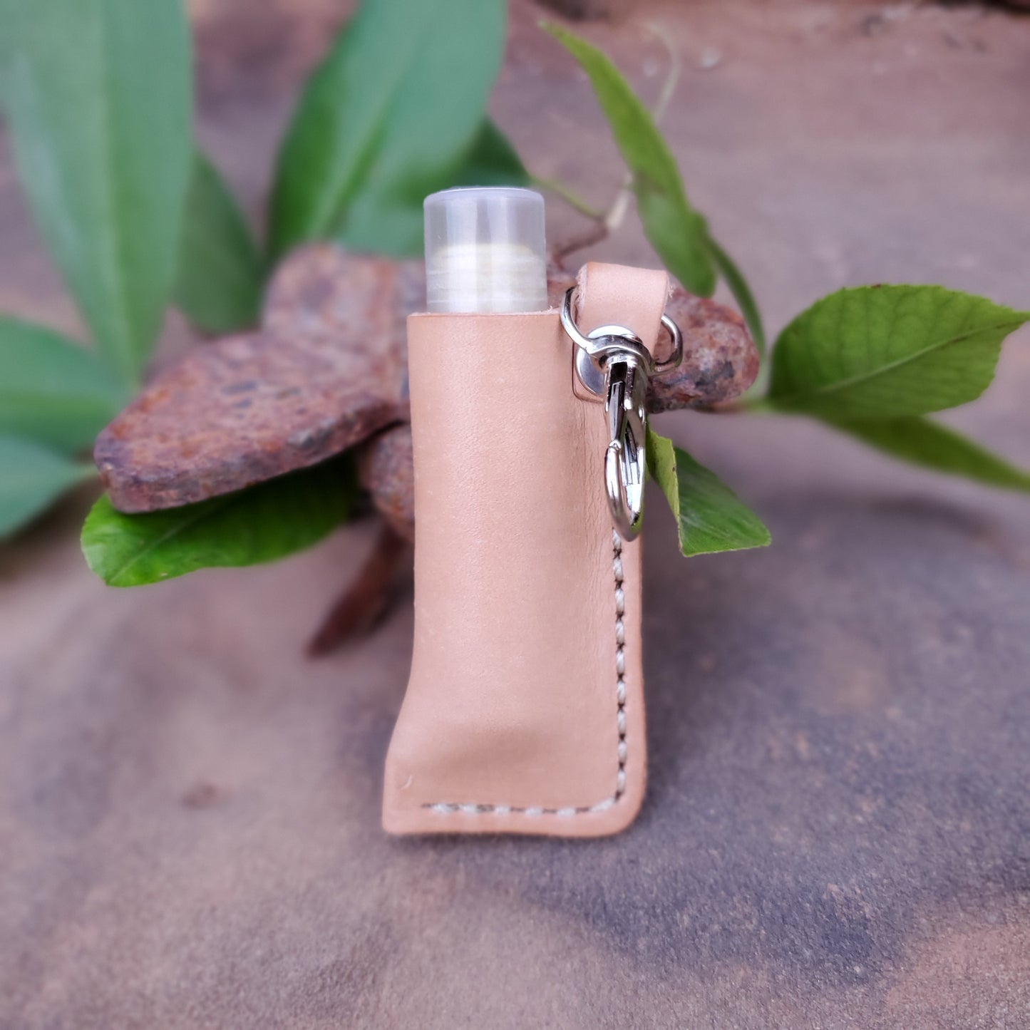 Leather Chapstick Case - Lazy 3 Leather Company
