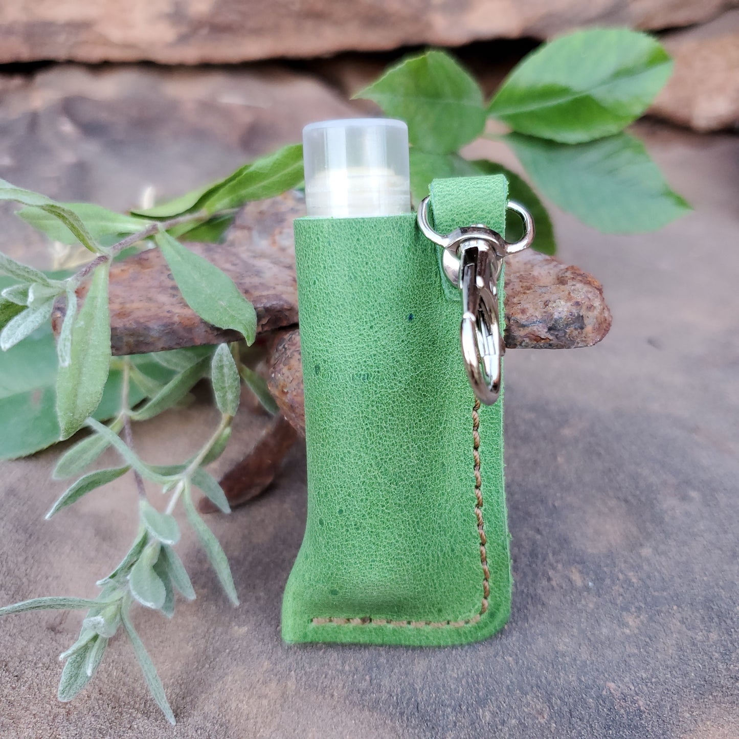Leather Chapstick Case - Lazy 3 Leather Company