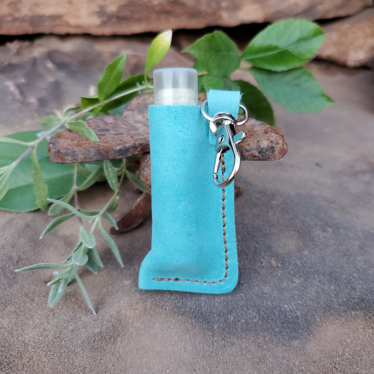 Leather Chapstick Case Lazy 3 Leather Company