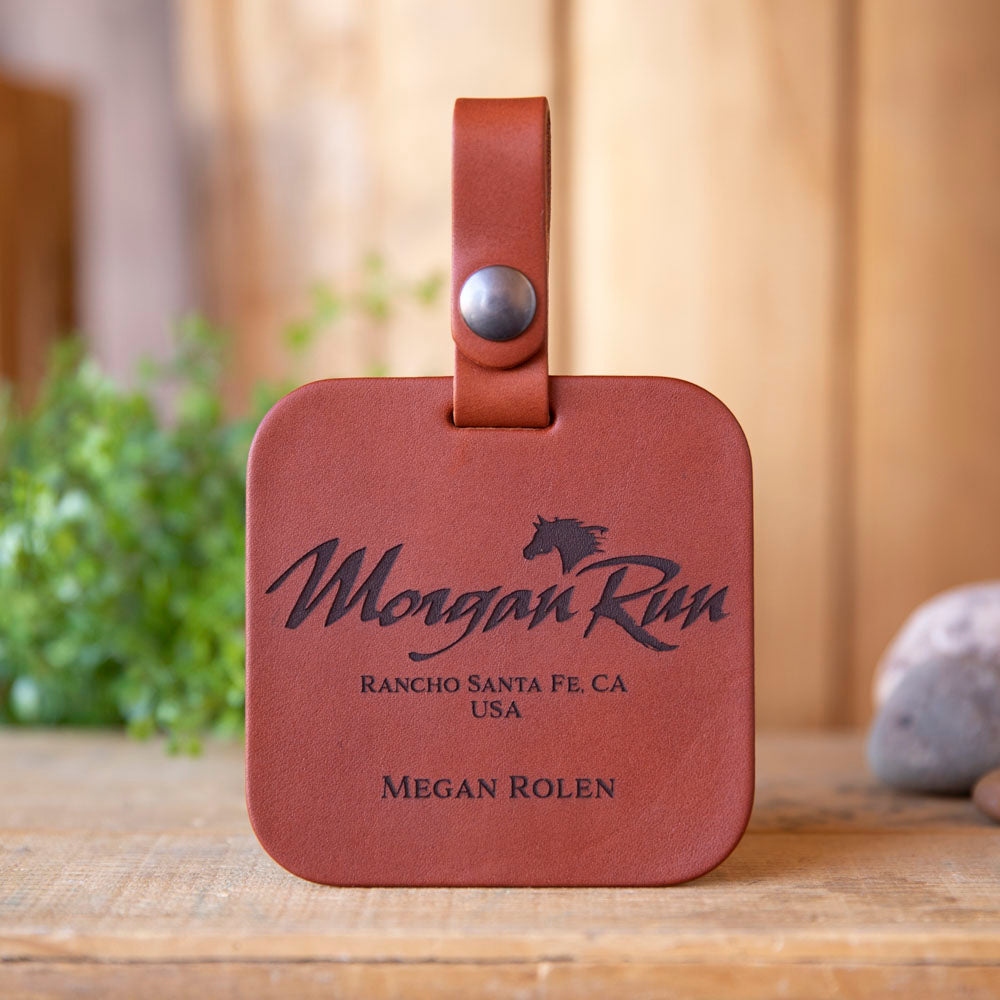 No.44 | Leather Golf Bag Tag - Lazy 3 Leather Company