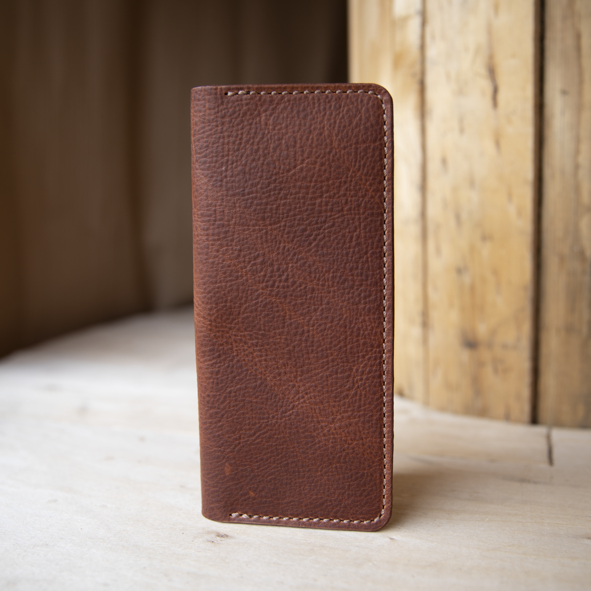 No.84 | Tally Record Book Cover with Pen Pocket - Lazy 3 Leather Company