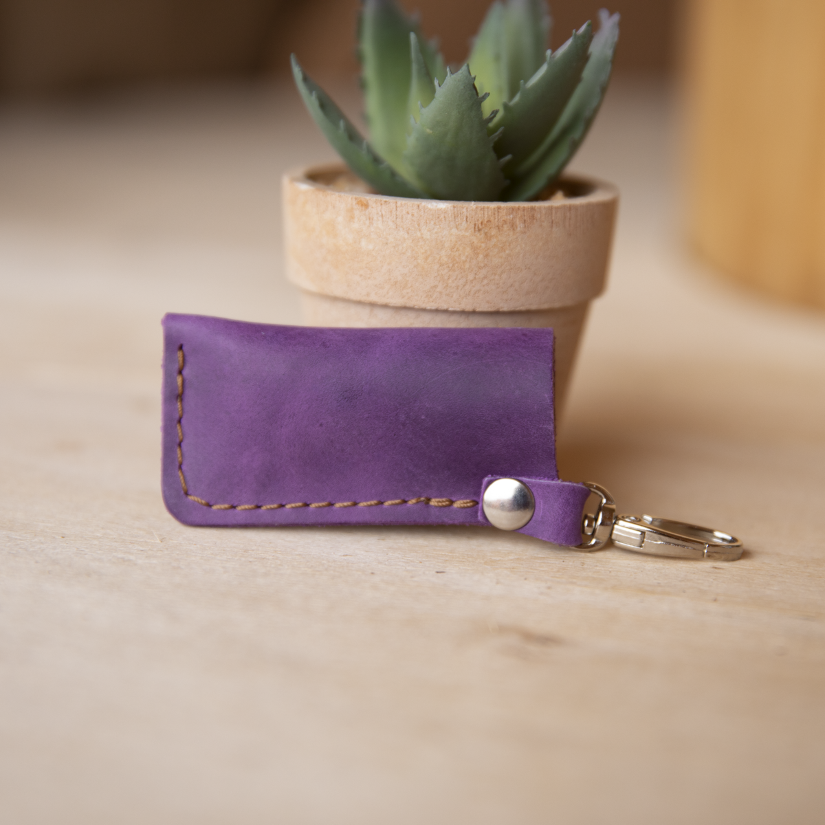 Leather Chapstick Case - Lazy 3 Leather Company