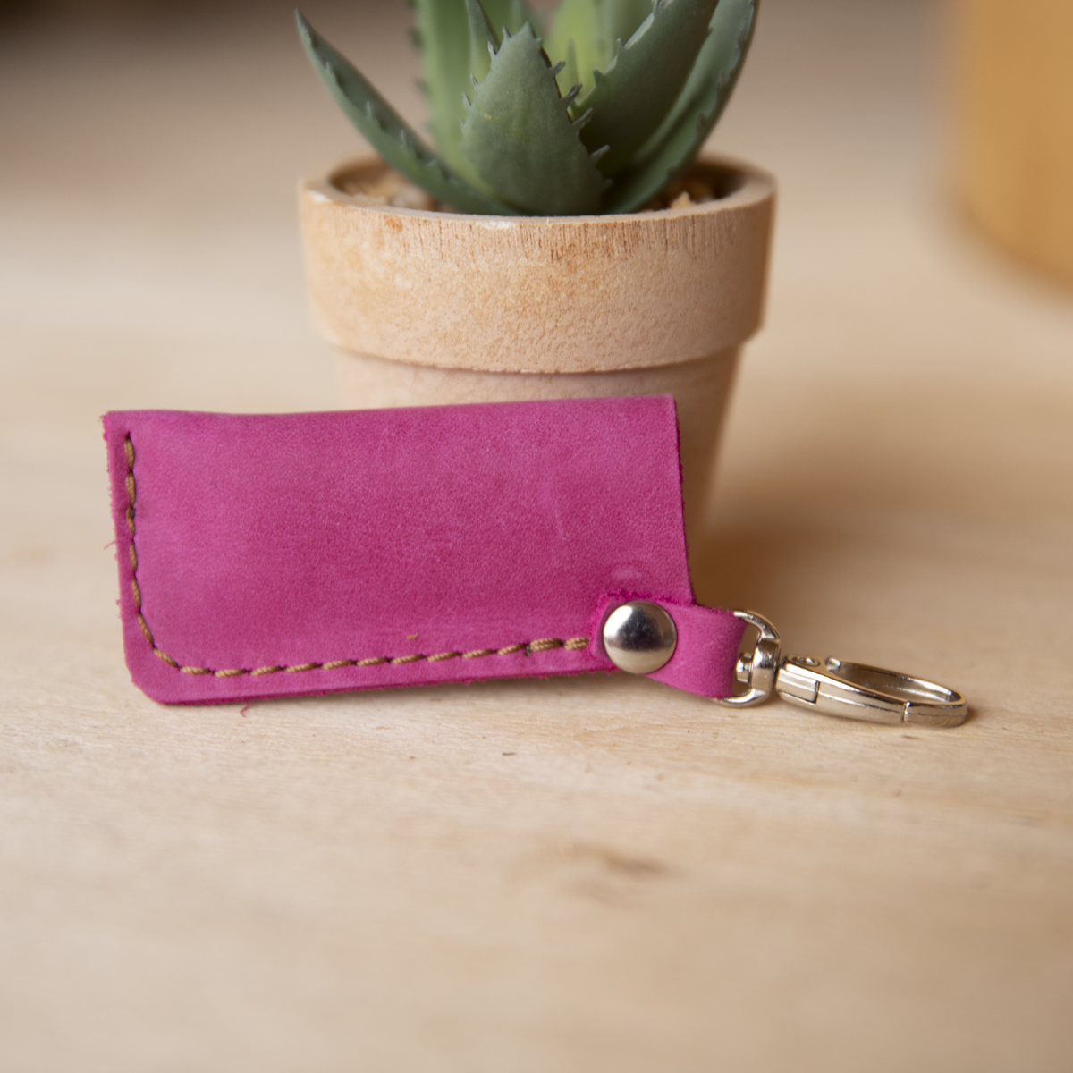 Leather Chapstick Case - Lazy 3 Leather Company