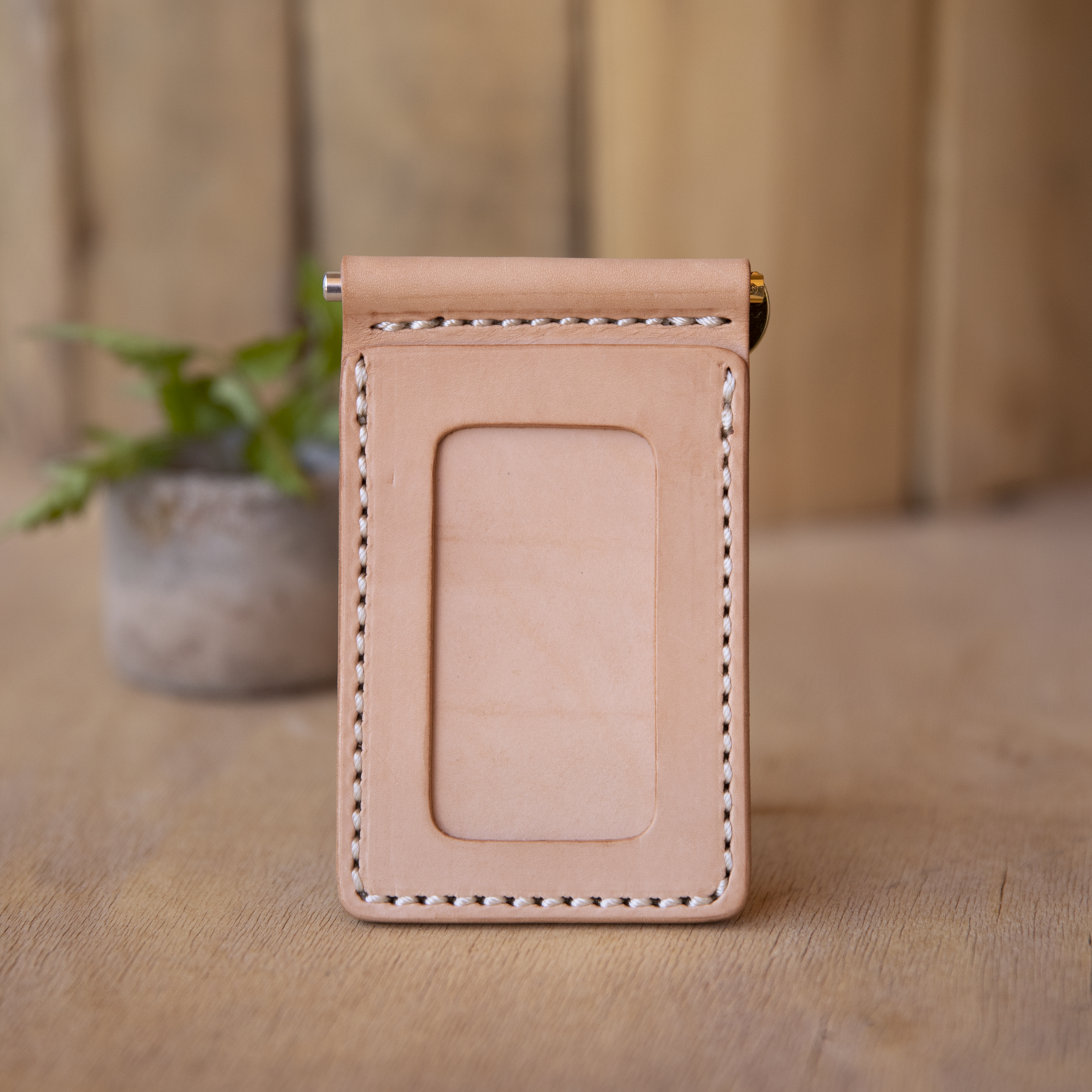 Bar Clip Leather Wallet - Lazy 3 Leather Company