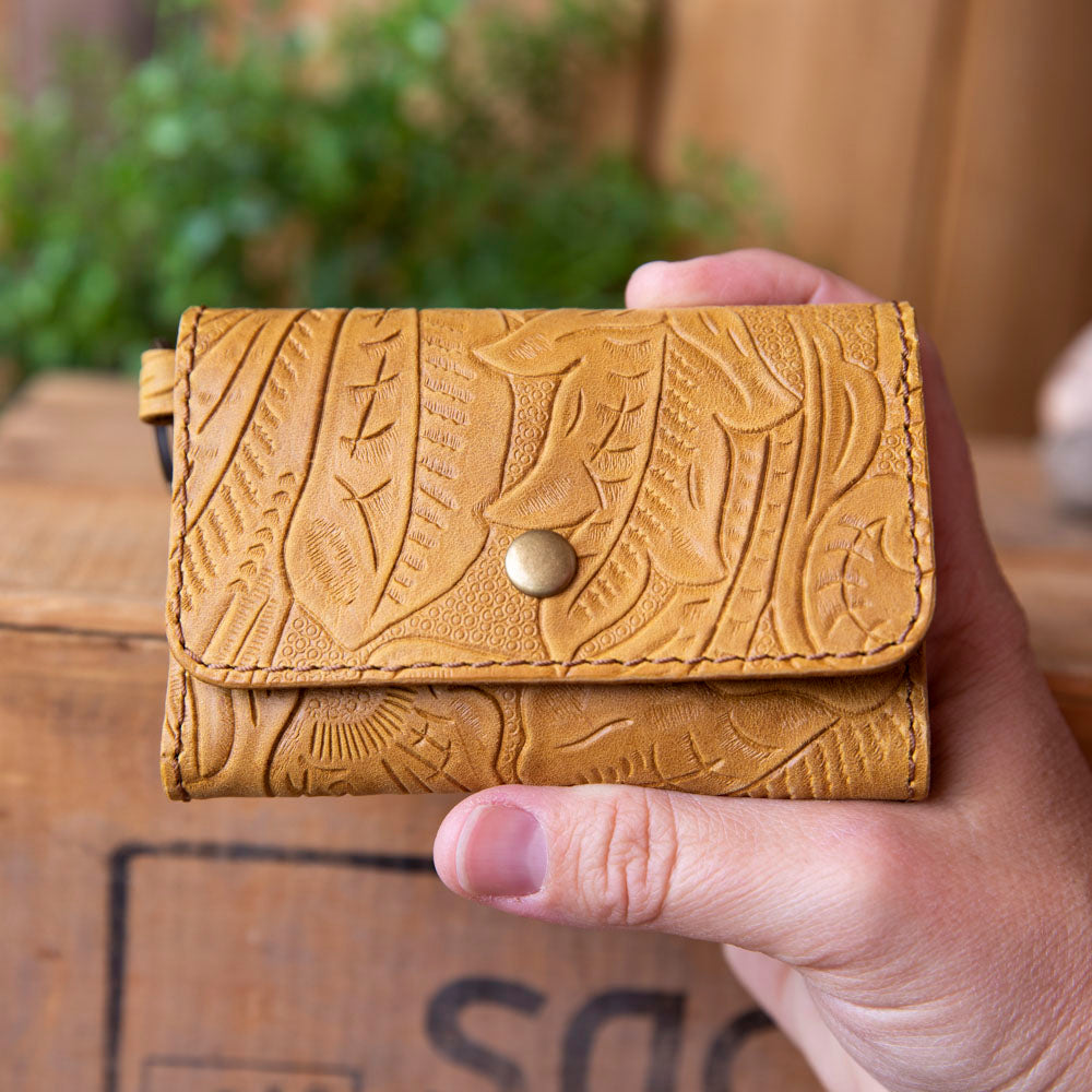 Card Case with keyring Lazy 3 Leather Co