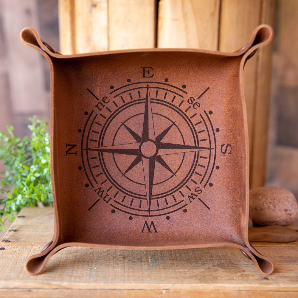 Valet Tray Large - Lazy 3 Leather Company