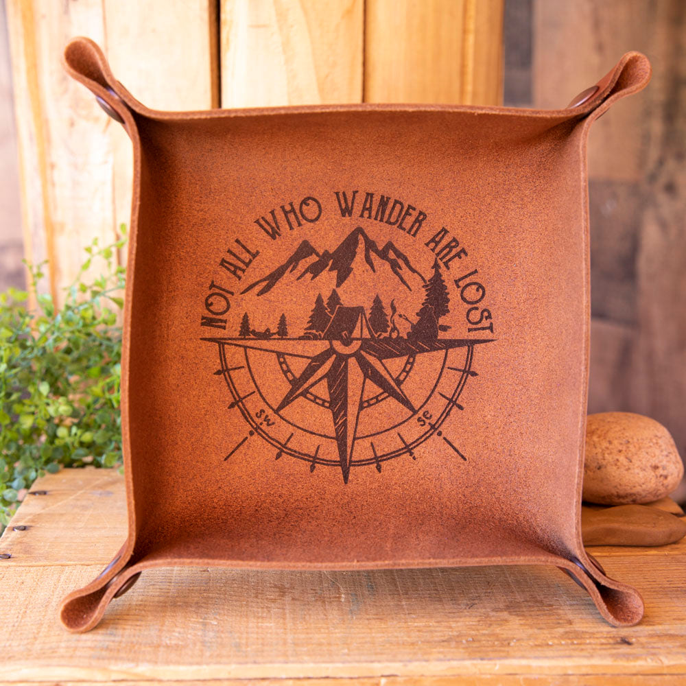 Valet Tray Large - Lazy 3 Leather Company