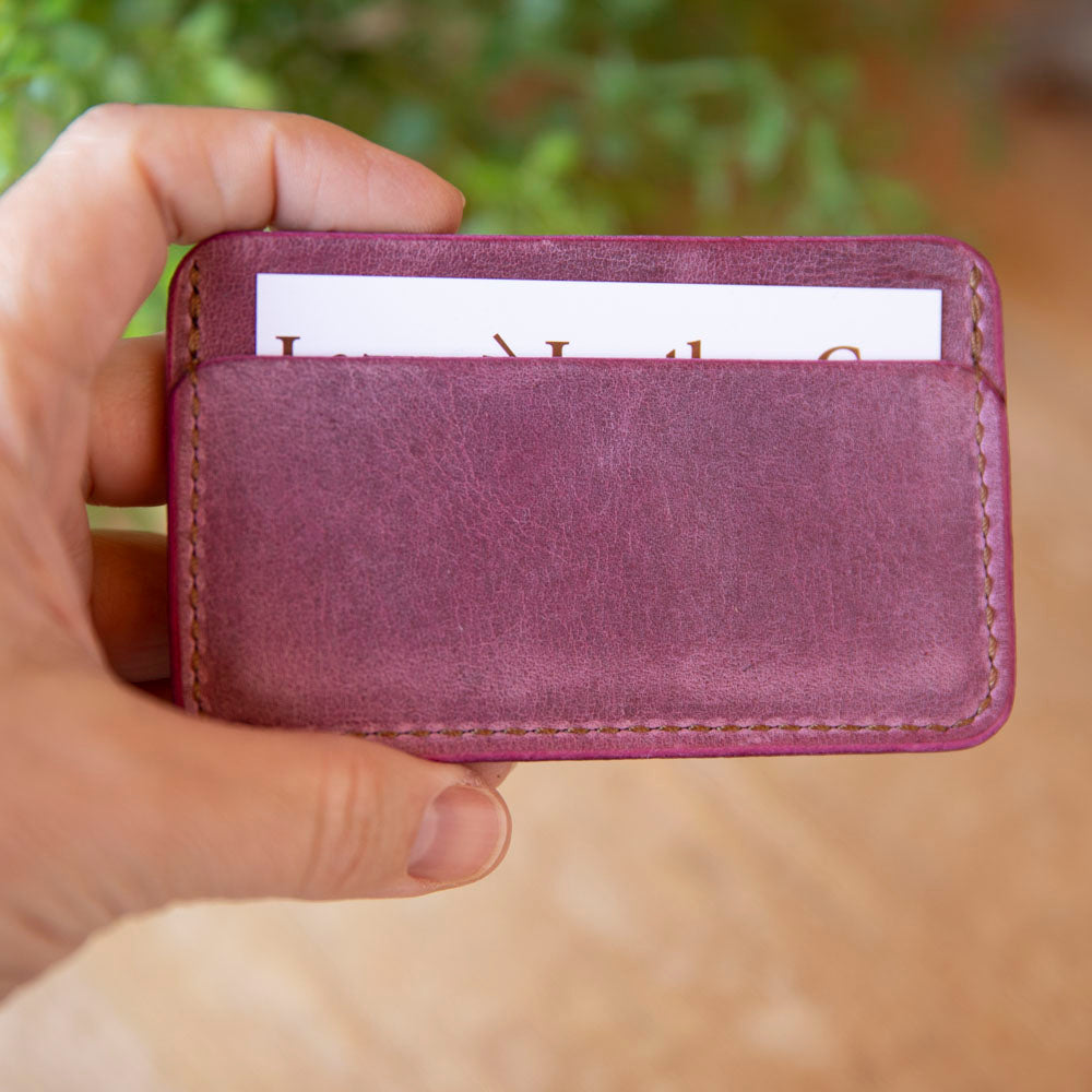 Minimal Card Wallet - Lazy 3 Leather Company