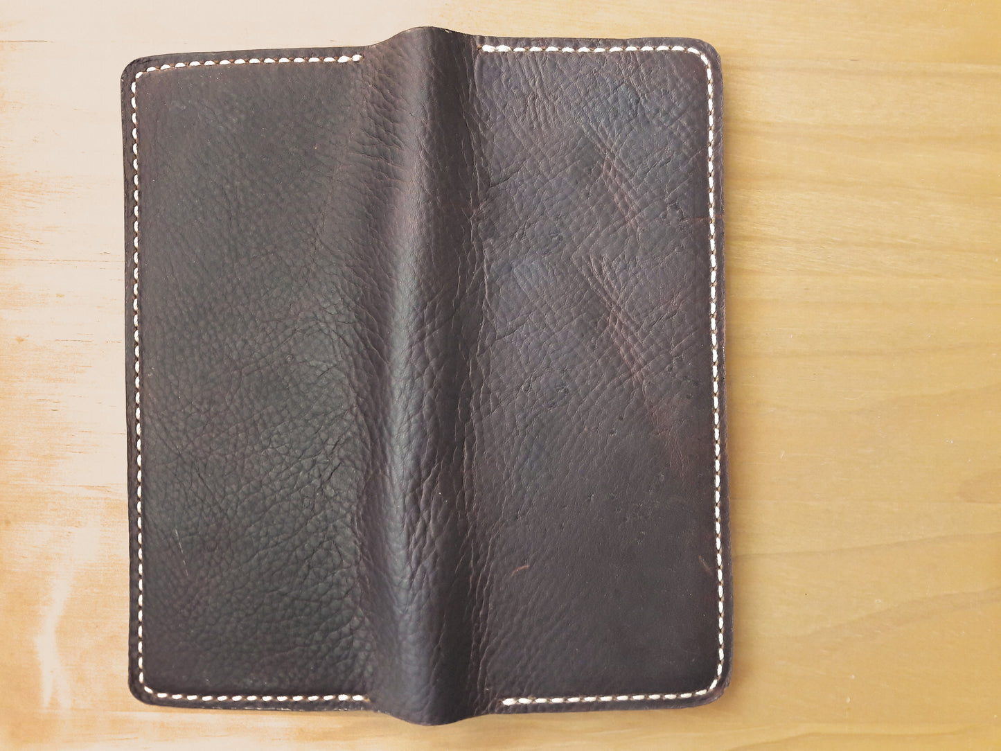 No.83 | Leather Tally Record Book Cover Full Grain Leather - Lazy 3 Leather Company