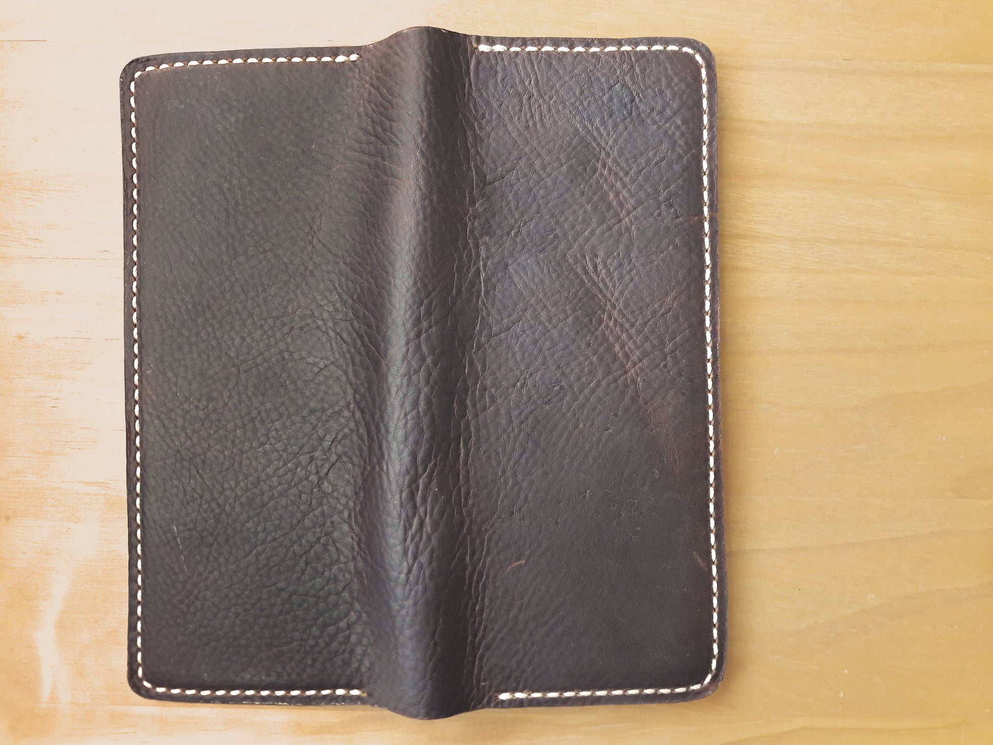 No.83 |  Leather Tally Record Book Cover Full Grain Leather - Lazy 3 Leather Company