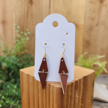 Load image into Gallery viewer, Peach Stretch Diamond Earring - Lazy 3 Leather Company