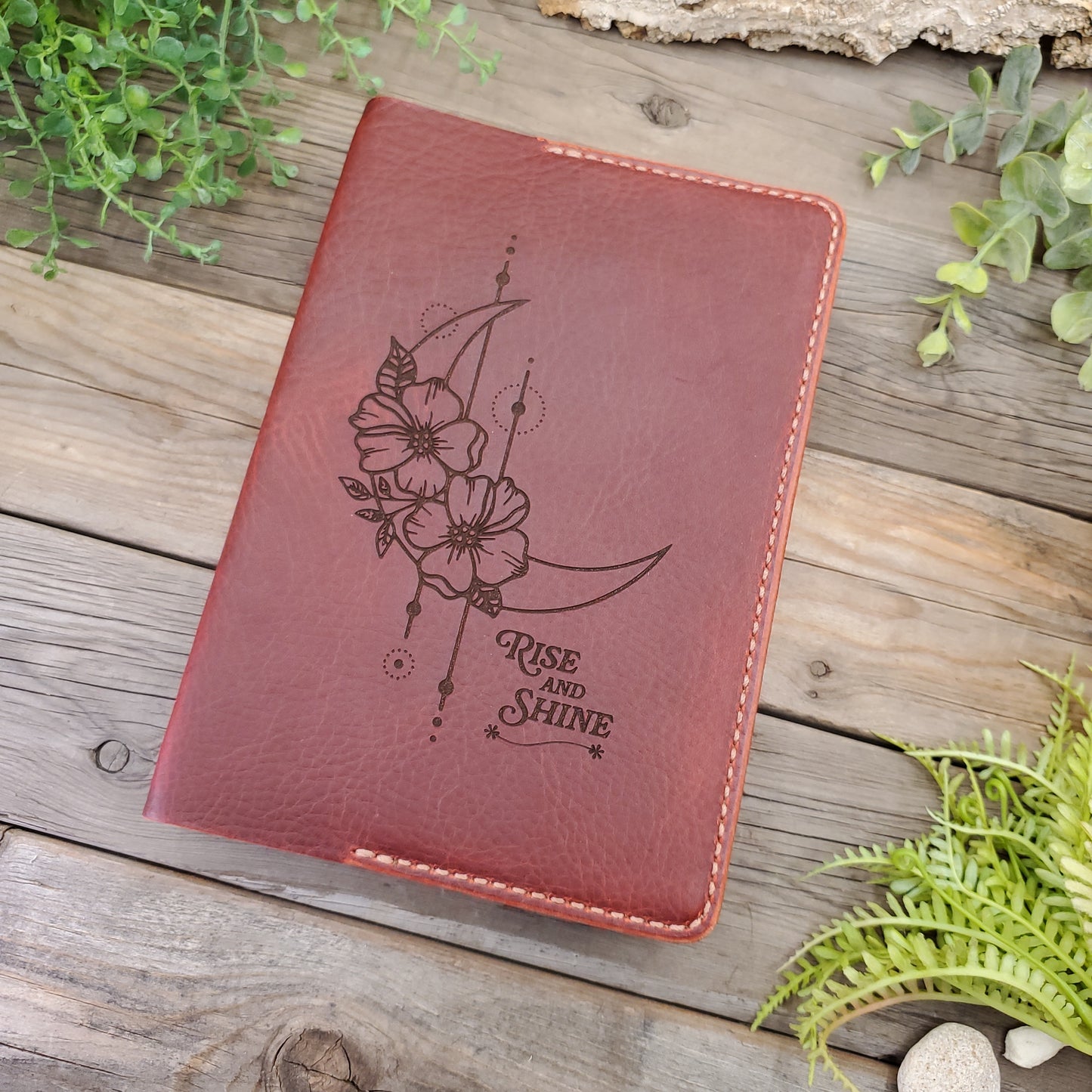 Leather Notebook Journal with Pen Pocket