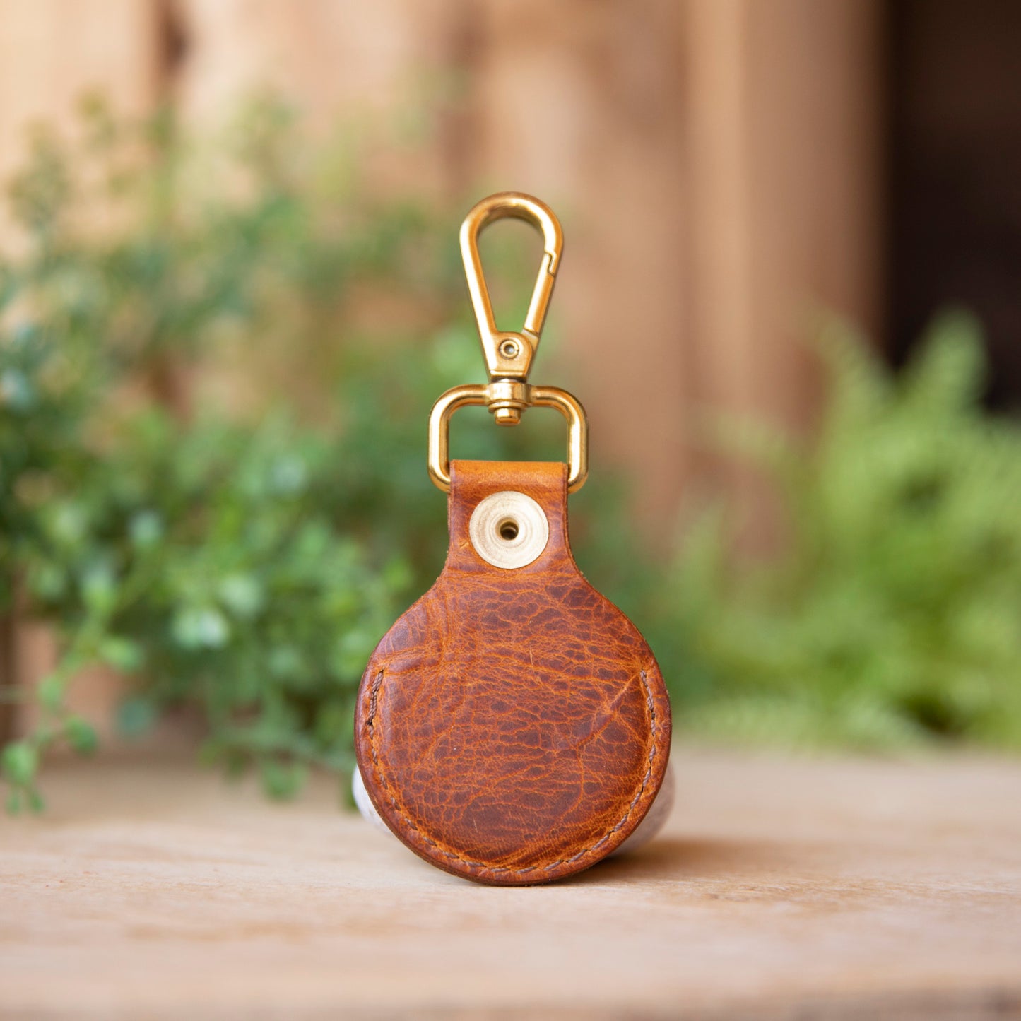 1oz. Coin Leather Keyfob - Lazy 3 Leather Company