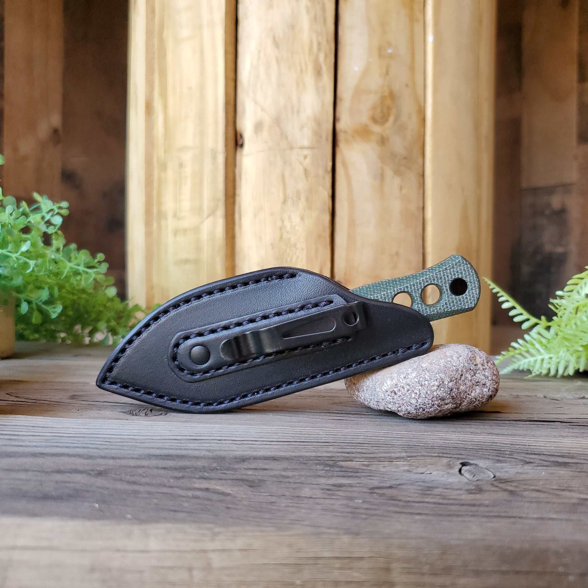 QSP Canary K.N.I.F.E with handcrafted leather Sheath – Lazy 3 Leather  Company