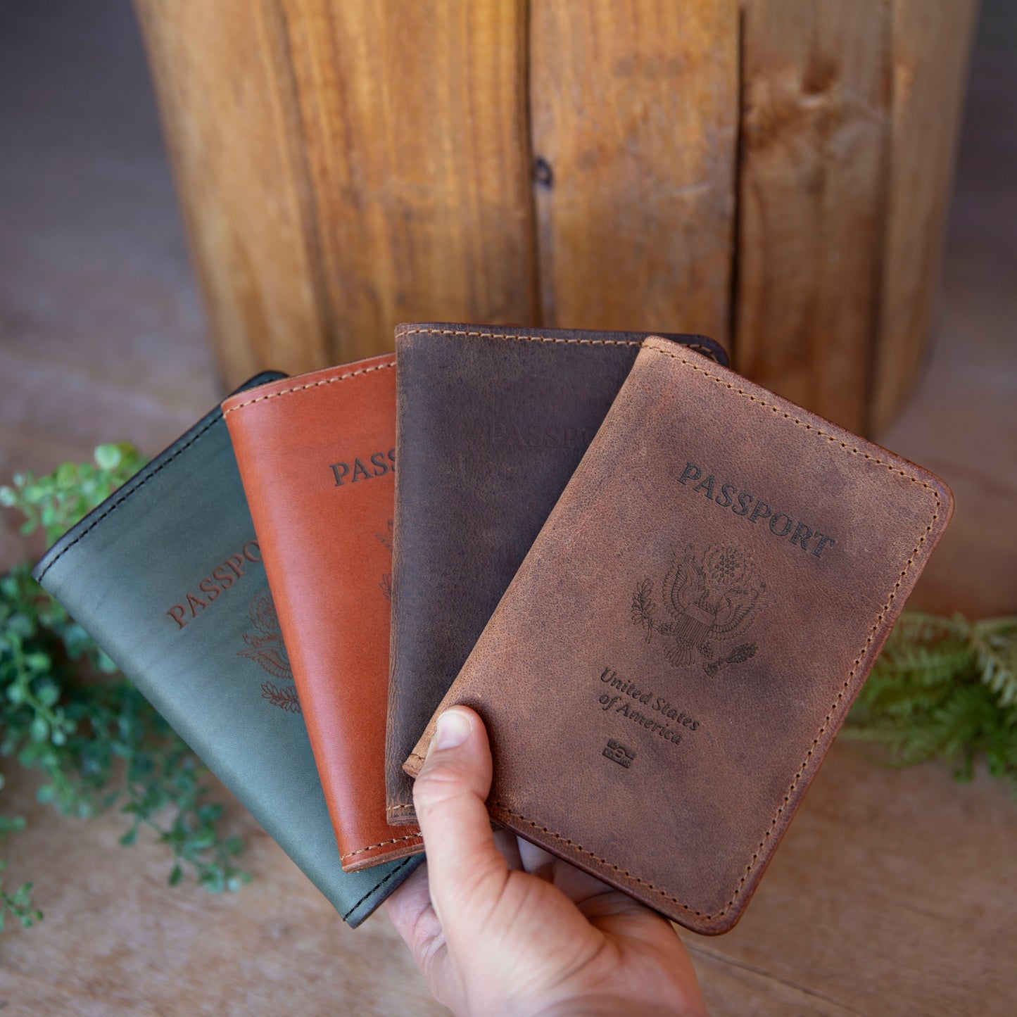 Leather Passport Wallet