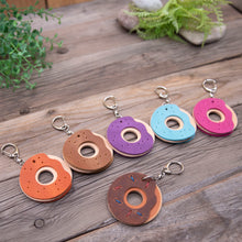 Load image into Gallery viewer, Leather Donut Keychain DIY Craft Kit - Lazy 3 Leather Company