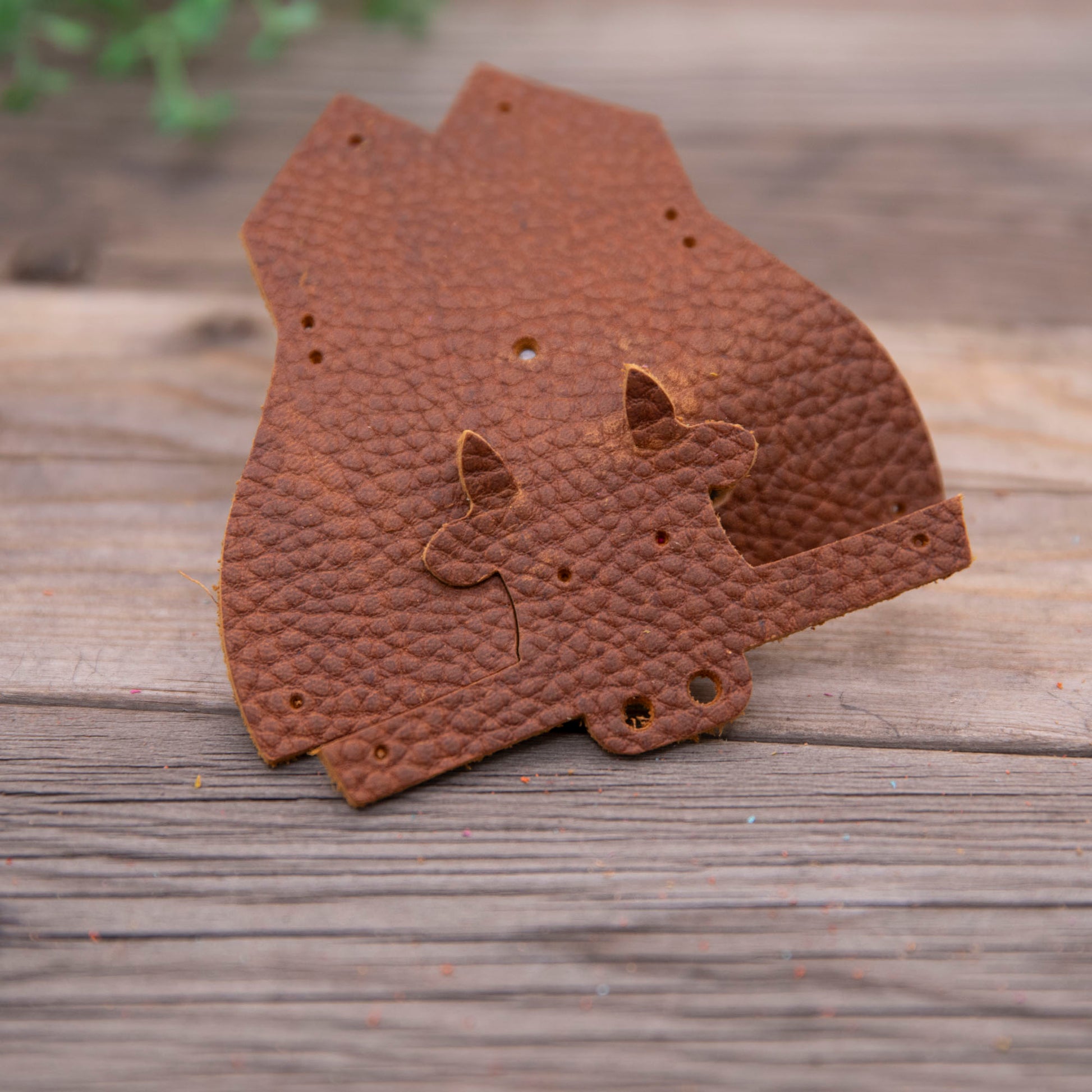 Cow Leather Animal Keychain Kits - Lazy 3 Leather Company