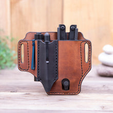 Load image into Gallery viewer, Multi Tool and Flashlight Pouch - Lazy 3 Leather Company