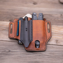 Load image into Gallery viewer, Multi Tool and Flashlight Pouch - Lazy 3 Leather Company
