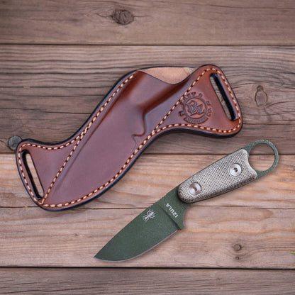 Esee Izula and Bishop Scout Carry Sheath