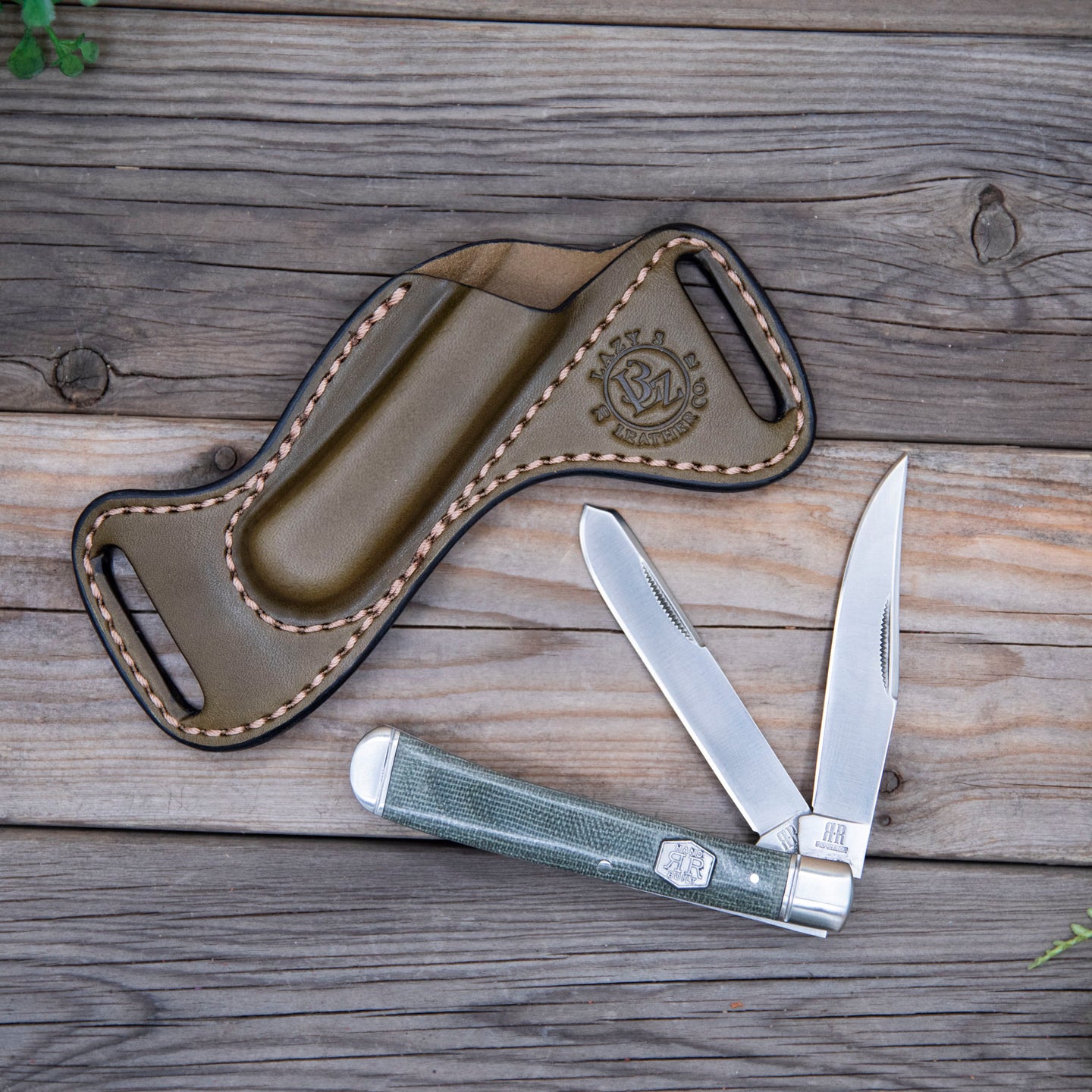 Green Rough Ryder Bishops Scout Carry Sheath
