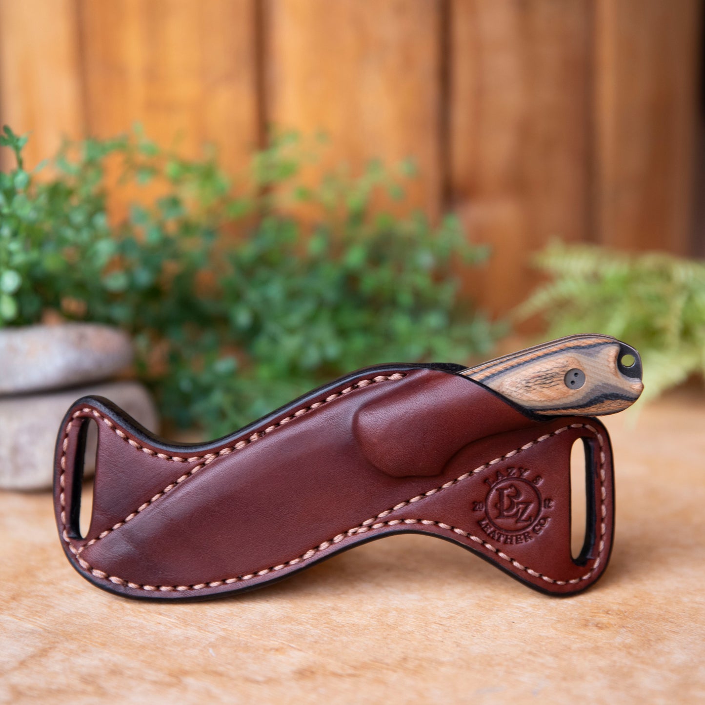 Bradford Guardian 3 G-Wood with Leather Scout Carry Sheath