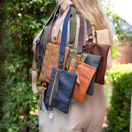Erika Chest Bag – One-of-a-Kind Leather Sling