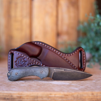 Left Handed Bradford Guardian 3 Shiny w/ Bishop Scout Carry Sheath
