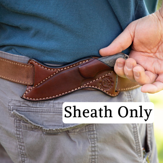 Bradford 3.2 Knife Sheath – Bishop Scout Carry – Brown Sheath Only