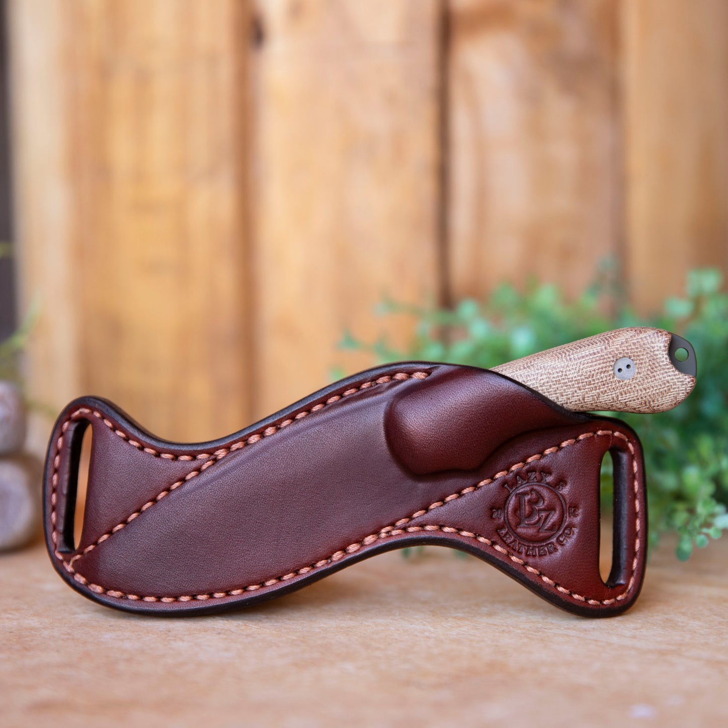 Guardian 3 Natural OD Cerakote w/ Leather Scout Carry Sheath