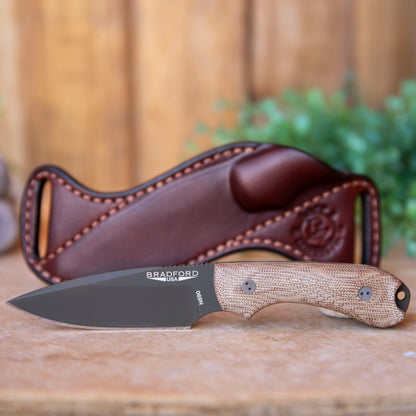 Guardian 3 Natural OD Cerakote w/ Leather Scout Carry Sheath